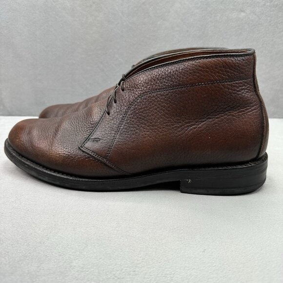 Allen Edmonds Malvern Mens Size 10 (E) Chukka Boots Brown Leather Made in USA - Picture 3 of 9
